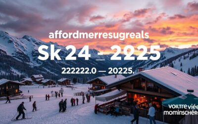 Comparatif des stations de ski les moins chères pour la saison 2024-2025